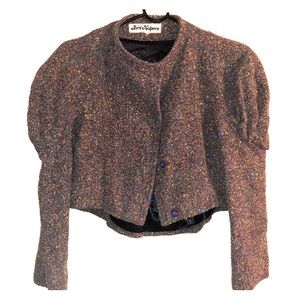 Terri Halpern Tweed Vintage Crop Jacket